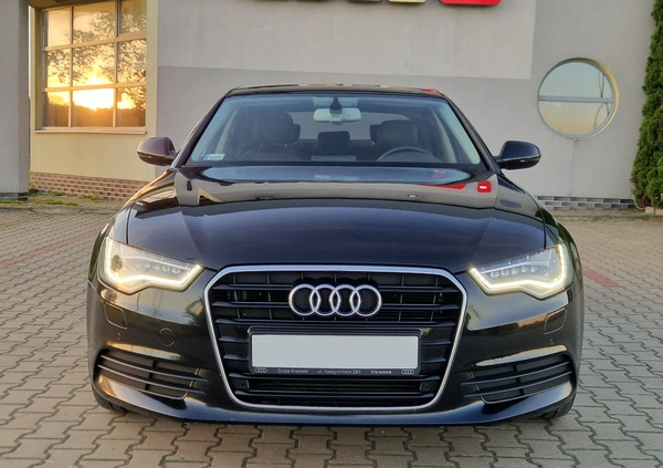 Audi A6 cena 59999 przebieg: 180000, rok produkcji 2013 z Mława małe 191